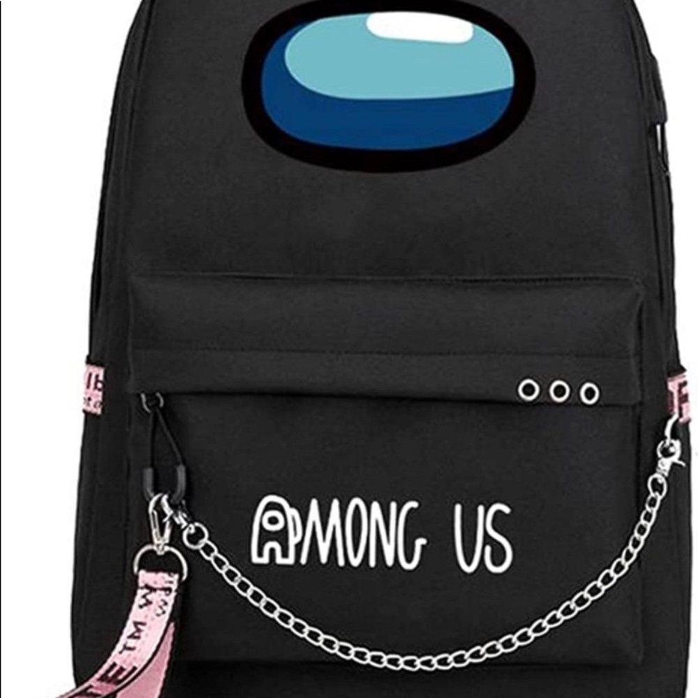 Among-Us Black Unisex Backpack - Picture 2 of 11